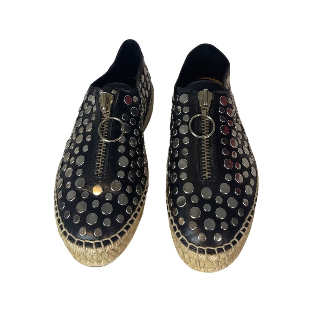 Alexander Wang Espadrilles Devon Studded Black Le… - image 2